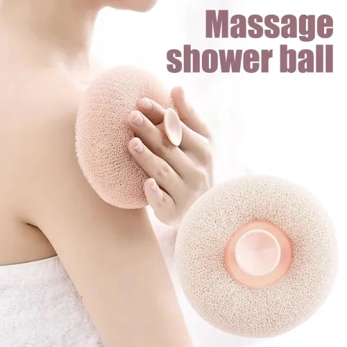 1 Pc Exfoliating Puff Body Cleaner Sponge Ball